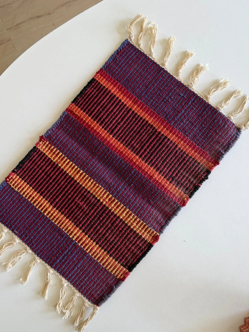 VINTAGE Striped Placemats (2x)